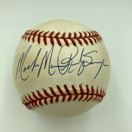 Randy Macho Man Savage Single Signed Autographed National League Baseball JSA