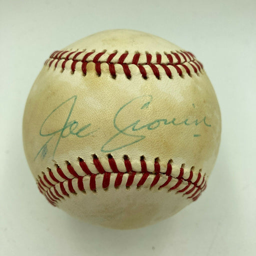 Joe Cronin Single Signed Autographed Vintage American League Baseball JSA COA