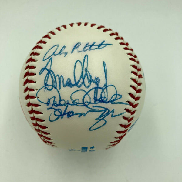 Derek Jeter New York Yankees Signed 1998 World Series Baseball MLB JC444169