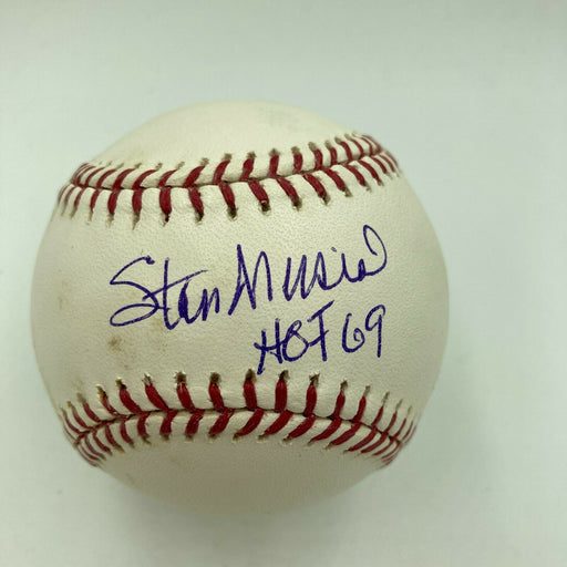 Stan Musial Hall Of Fame 1969 Signed Major League Baseball JSA COA