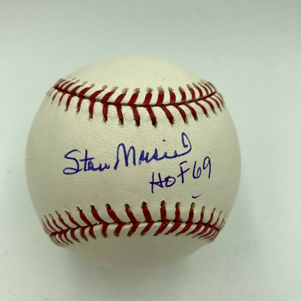 Stan Musial Hall Of Fame 1969 Signed Major League Baseball JSA COA