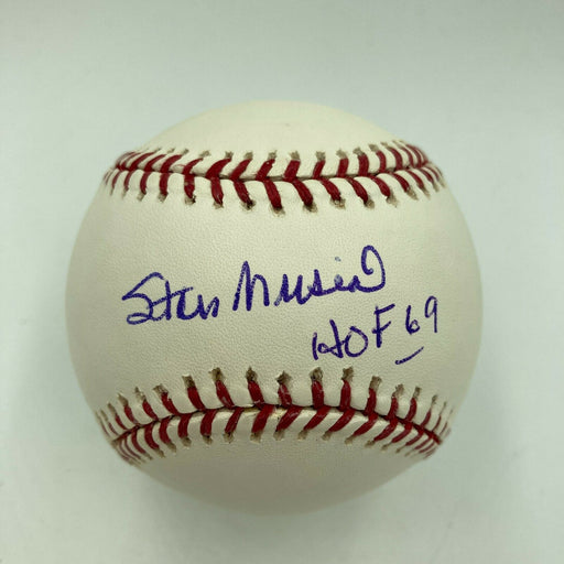 Stan Musial Hall Of Fame 1969 Signed Major League Baseball JSA COA