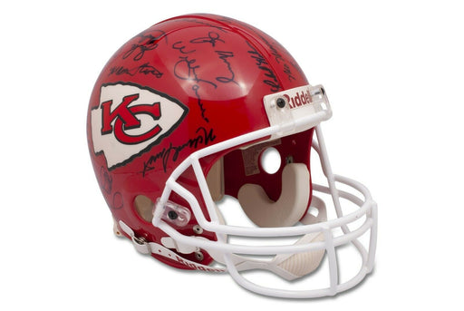 1970 KANSAS CITY CHIEFS SUPER BOWL IV CHAMPIONS TEAM SIGNED HELMET BECKETT COA