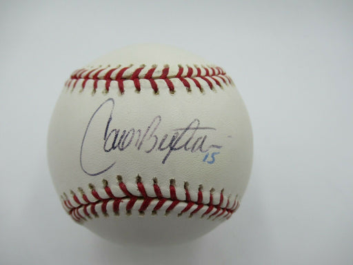 Carlos Beltran Signed Autographed Major League Baseball PSA DNA COA