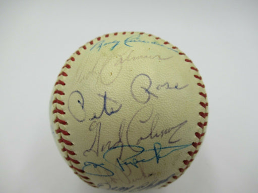 Pete Rose Walter O'malley 1960's All Star Game Team Signed Baseball