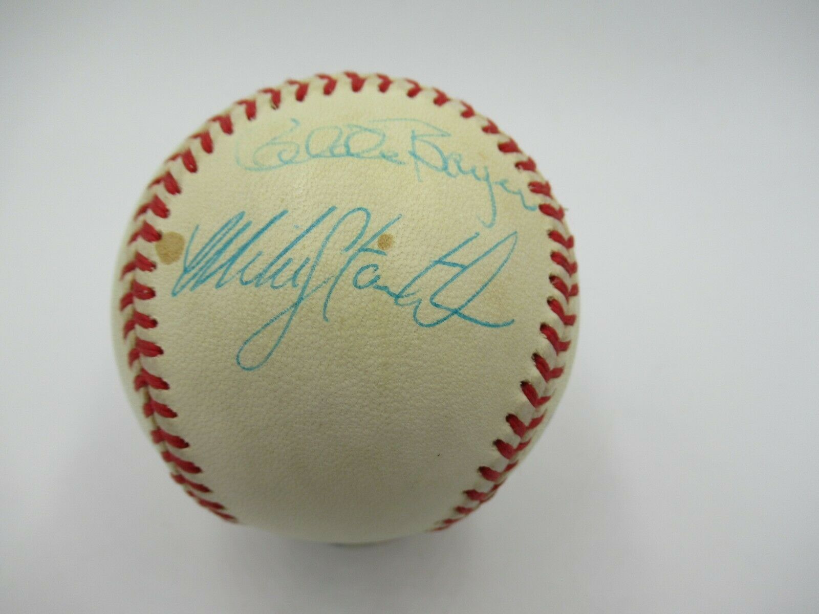 Clete Boyer & Mike Stanton Yankees Signed Major League Baseball JSA COA