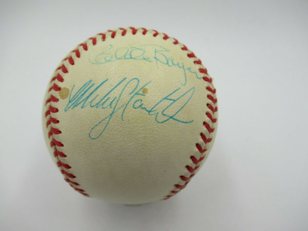Clete Boyer & Mike Stanton Yankees Signed Major League Baseball JSA COA
