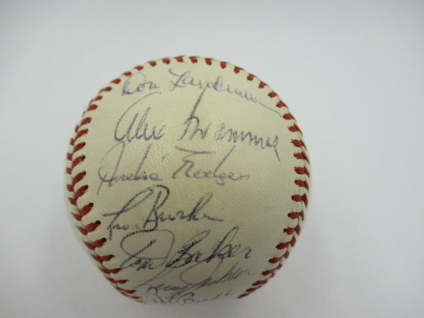 1963 Chicago Cubs Team Signed Autographed Baseball Ernie Banks PSA DNA COA