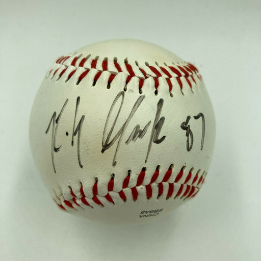 Rob Gronkowski Signed Autographed Baseball New England Patriots Beckett COA