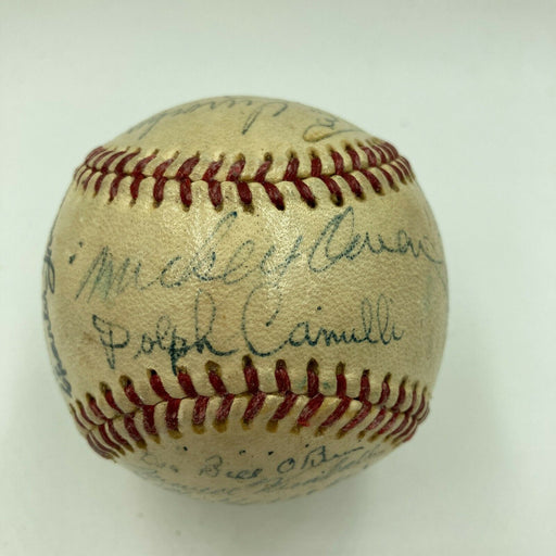 1941 Brooklyn Dodgers Team Signed Autographed Baseball With JSA COA
