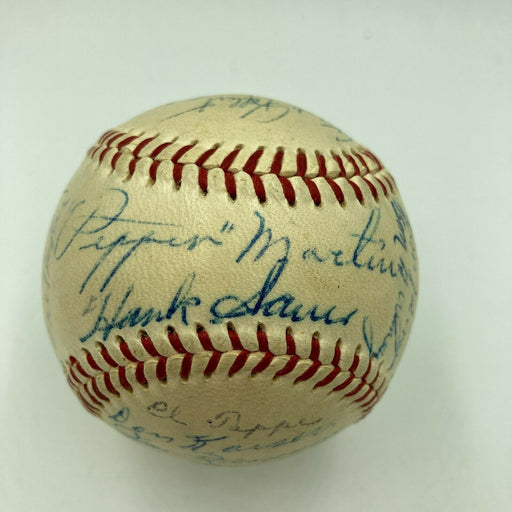 Beautiful 1956 Chicago Cubs Team Signed National League Baseball Beckett COA