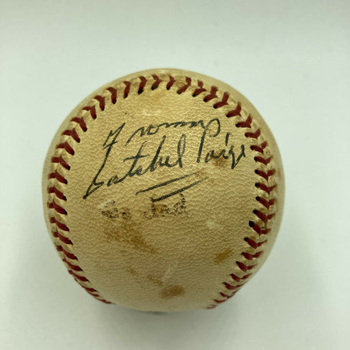 Satchel Paige Single Signed Autographed Baseball With PSA DNA COA