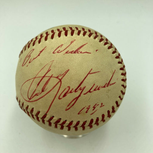 Carl Yastrzemski Signed Game Used Baseball Dated May 22, 1982