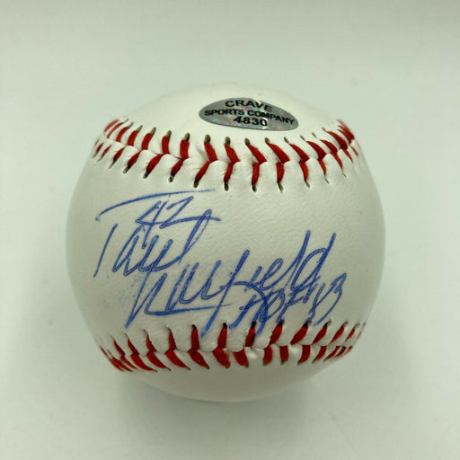 Paul Warfield HOF 1983 Signed Autographed Baseball NFL HOF Beckett COA