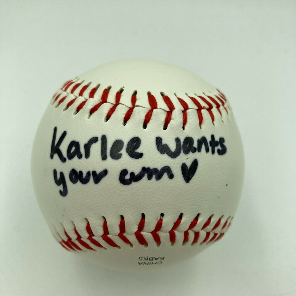 Karlee Grey Porn Star Signed Autographed Baseball — Showpieces Sports