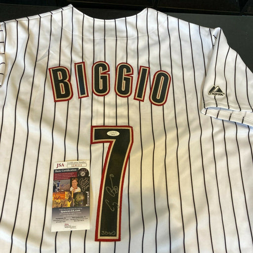 Craig Biggio Signed Authentic Majestic Houston Astros Jersey JSA COA