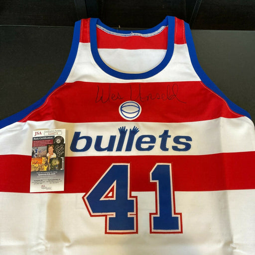 Wes Unseld Signed 1977-78 Washington Bullets Authentic Game Model Jersey JSA COA