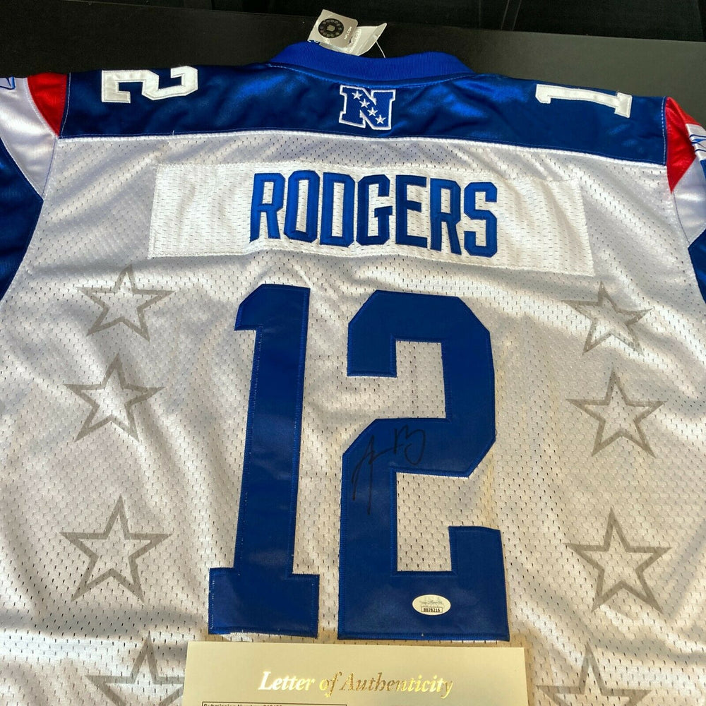 Aaron Rodgers Signed Authentic Pro Bowl On Field Reebok Game Jersey JSA COA