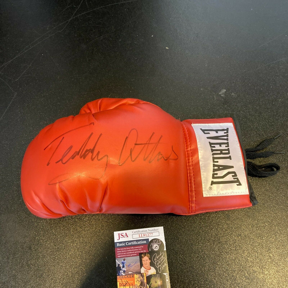 Teddy Atlas Signed Autographed Everlast Boxing Glove With JSA COA