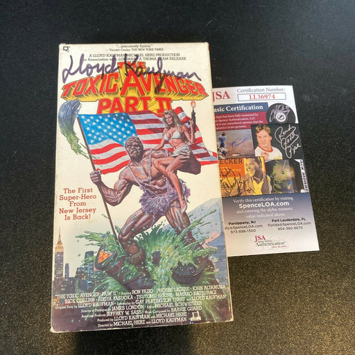 Lloyd Kaufman Signed Autographed The Toxic Avenger VHS Movie With JSA COA