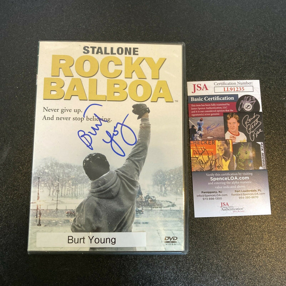 Burt Young Signed Autographed Rocky Balboa DVD Movie With JSA COA