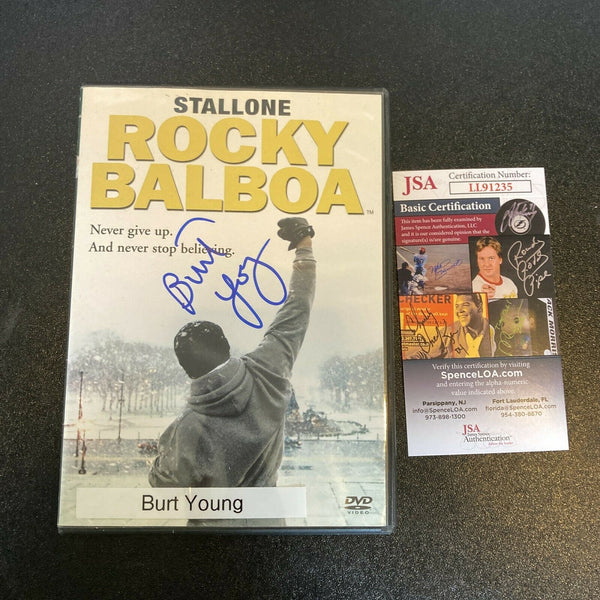 Burt Young Signed Autographed Rocky Balboa DVD Movie With JSA COA