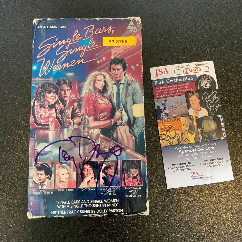 Tony Danza Signed Autographed Single Bars Single Women VHS Movie With JSA COA