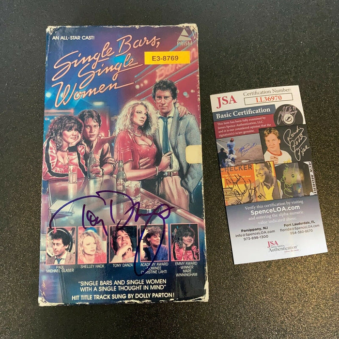 Tony Danza Signed Autographed Single Bars Single Women VHS Movie With JSA COA