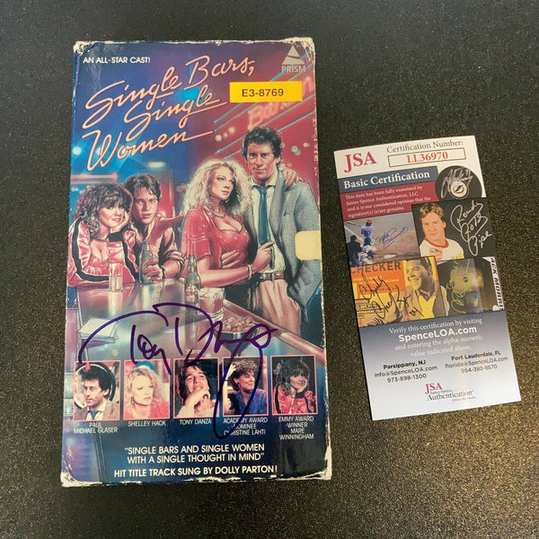 Tony Danza Signed Autographed Single Bars Single Women VHS Movie With JSA COA