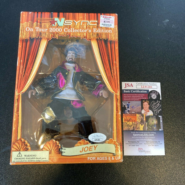 Joey Fatone NSYNC Signed Autograph Auto Living Toyz Marionette Doll Figure JSA