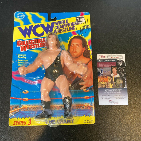 The Giant Big Show Signed Vintage WCW Wrestling Mattel Action Figure JSA COA