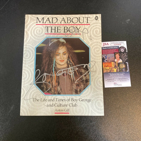 Boy George Signed Autographed Culture Club Book With JSA COA