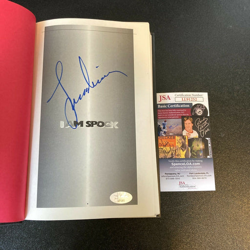 Leonard Nimoy Signed Autographed Star Trek I Am Spock Book JSA COA
