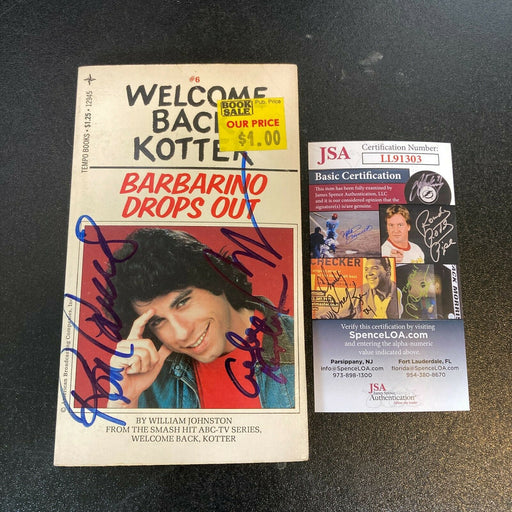 Welcome Back Kotter Cast Signed Vintage 1970's Book With JSA COA