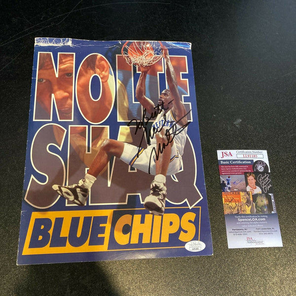 Nick Nolte Signed Autographed Blue Chips Movie Poster JSA COA