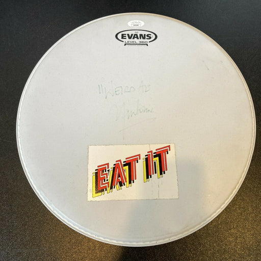 Weird Al Yankovic Signed Autographed Eat It Drumhead With JSA COA