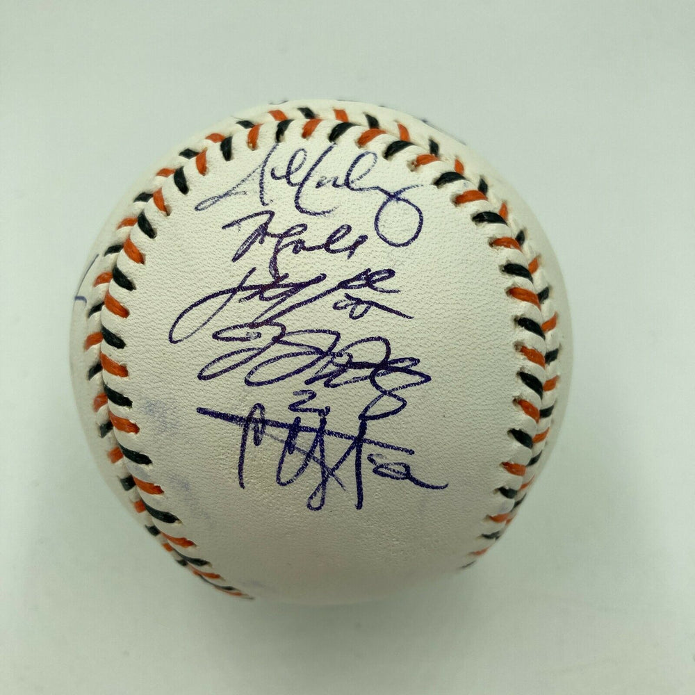 2007 All Star Game Signed Baseball Ichiro Suzuki Justin Verlander MLB Hologram