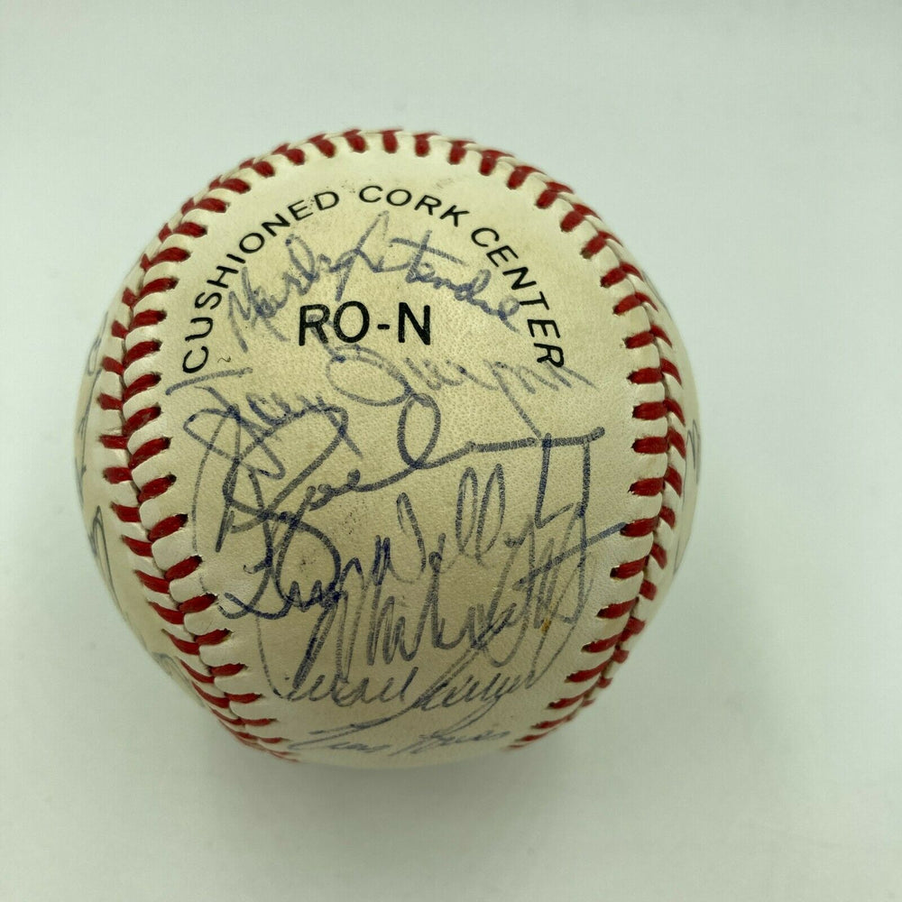 1987 All Star Game Team Signed Baseball Gary Carter Tony Gwynn JSA COA