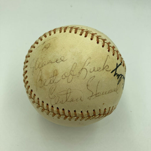 Elston Howard Signed Baseball DIsplays As Single Signed With JSA COA