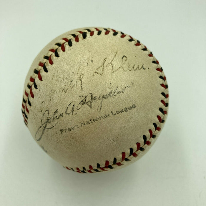 Chuck Klein 1923 Phillies Signed 1920's National League Baseball JSA COA