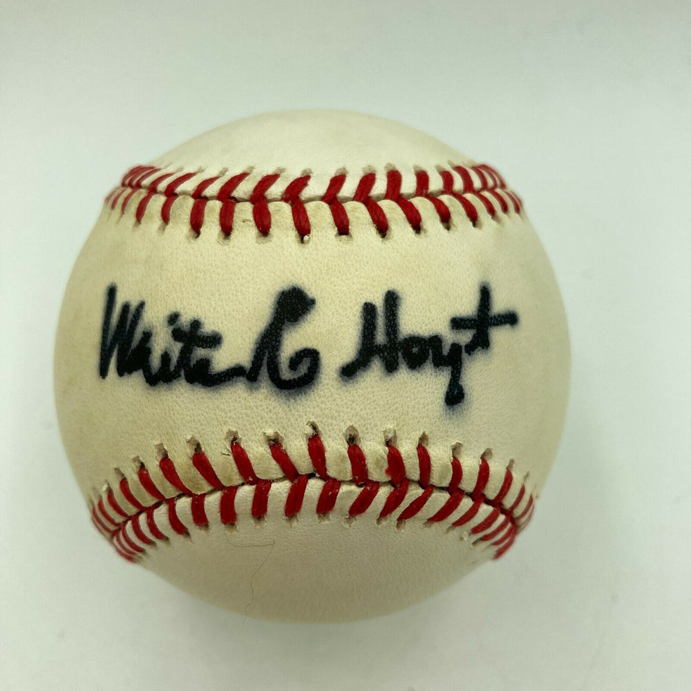 Waite Hoyt Single Signed Official American League Baseball JSA COA