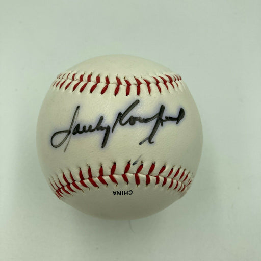 Sandy Koufax Single Signed Autographed Baseball With JSA COA