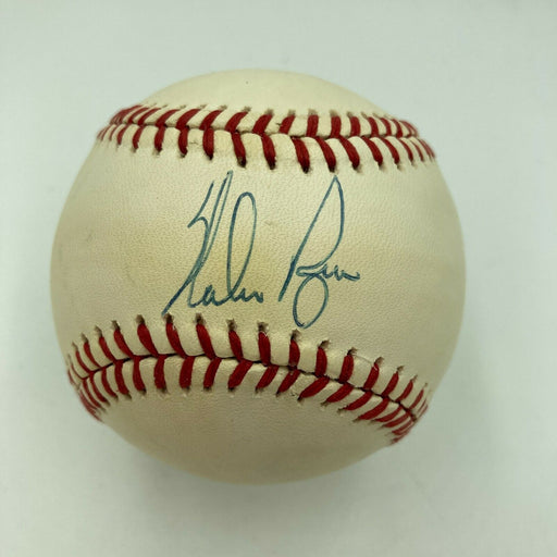 Nolan Ryan Signed Autographed Official American League Baseball JSA COA
