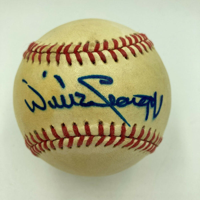 Willie Stargell Signed Vintage National League Feeney Baseball JSA COA