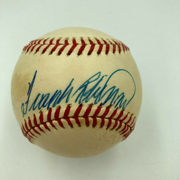 Frank Robinson Signed Autographed Official National League Baseball JSA COA