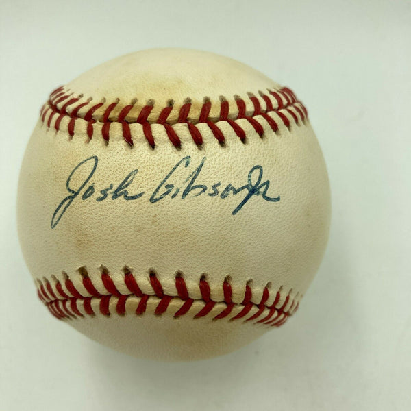 Josh Gibson Jr. Signed National League Baseball JSA COA Negro League