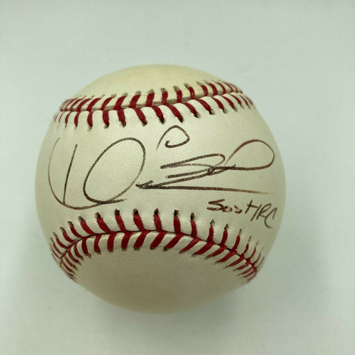 Manny Ramirez "500 Home Runs" Signed Inscribed Major League Baseball JSA COA