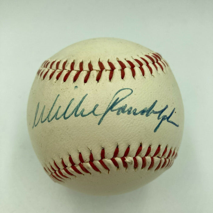 Willie Randolph Signed Autographed Official League Baseball JSA COA