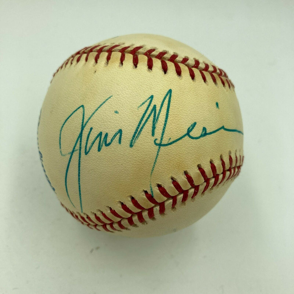 Jim Messina, Don McLean, Janis Ian Signed Baseball JSA COA Movie Stars