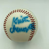 Kristin Chenoweth & Roger Bart Signed Autographed Baseball JSA COA Movie Star